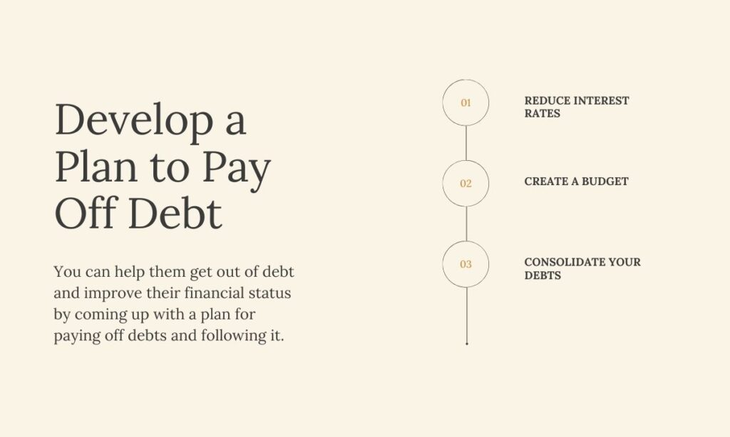 Develop a Plan to Pay Off Debt