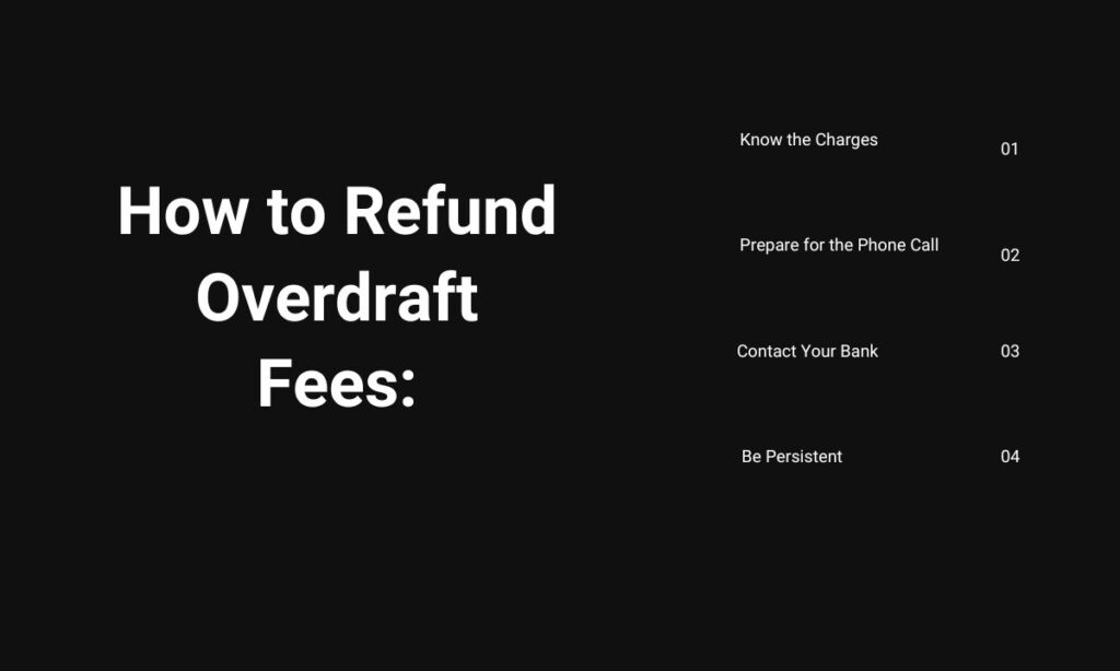 How to Refund Overdraft Fees