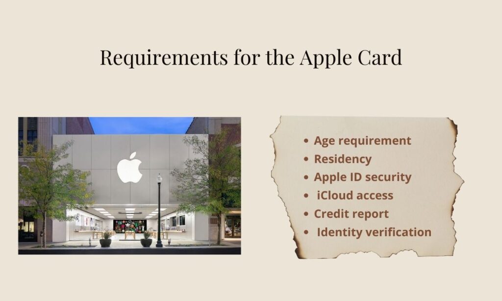 Requirements for the Apple Card
