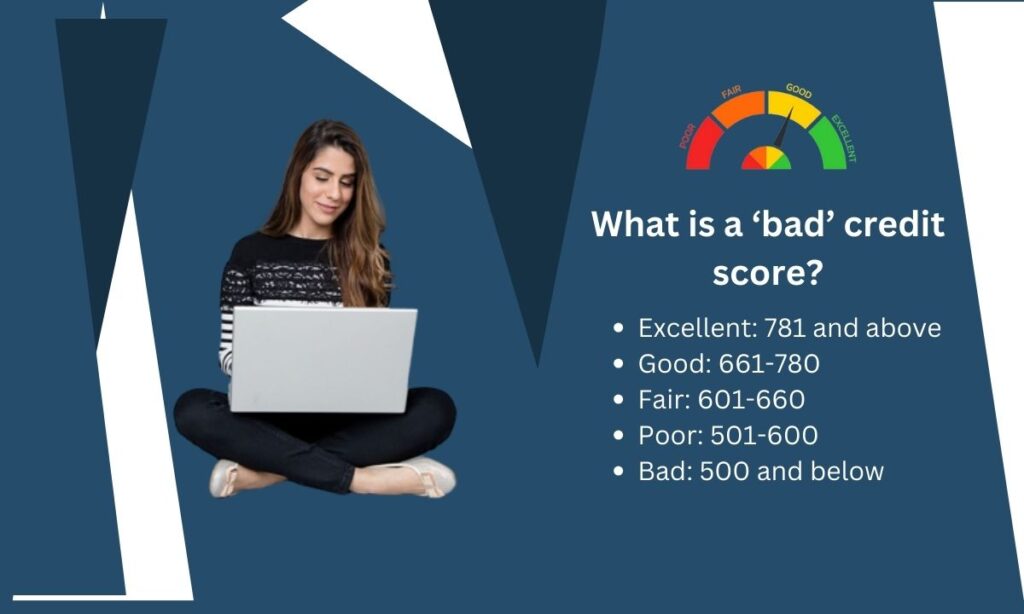 What is a bad credit score