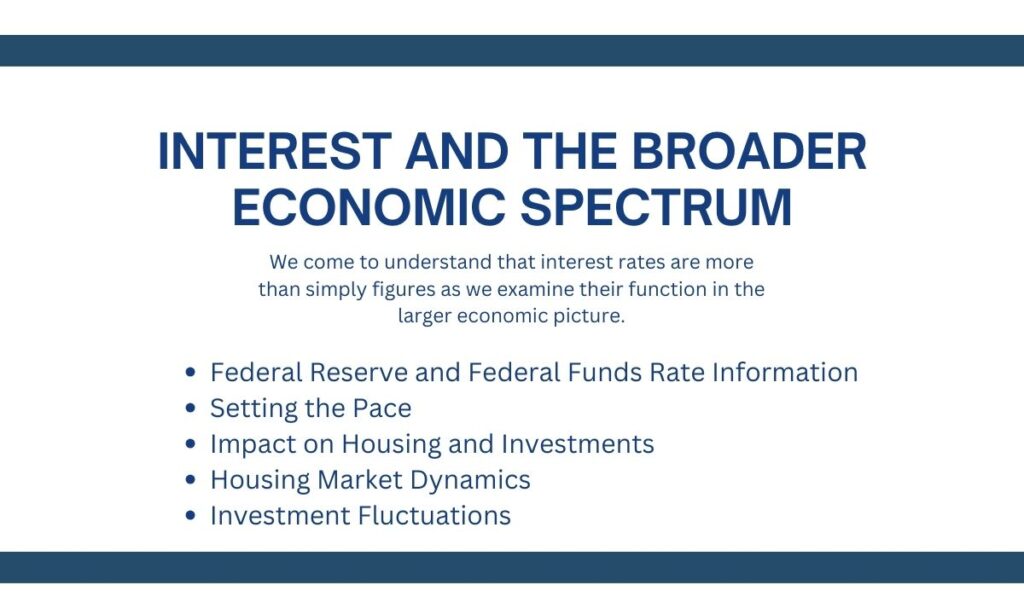 Interest and the Broader Economic Spectrum