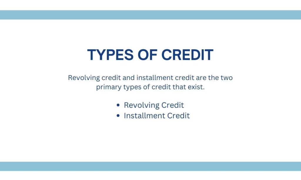 Types of Credit